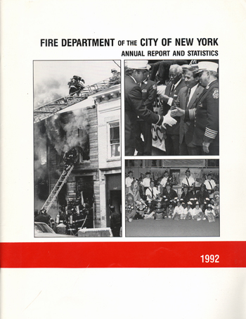 FDNY Annual report and statistics 1992